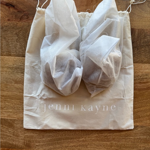 $300 JENNI KAYNE Brown Camel Shoes Sandals Slippers Fur Slides 6 36 - Picture 3 of 6